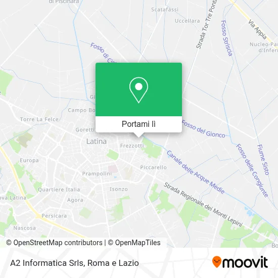 Mappa A2 Informatica Srls