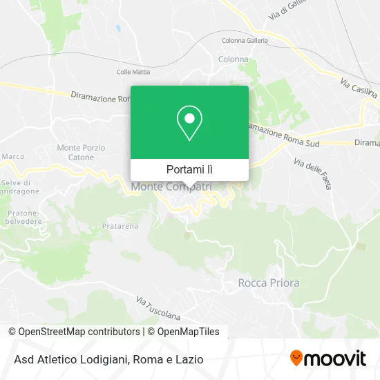 Mappa Asd Atletico Lodigiani
