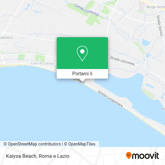 Mappa Kalysa Beach