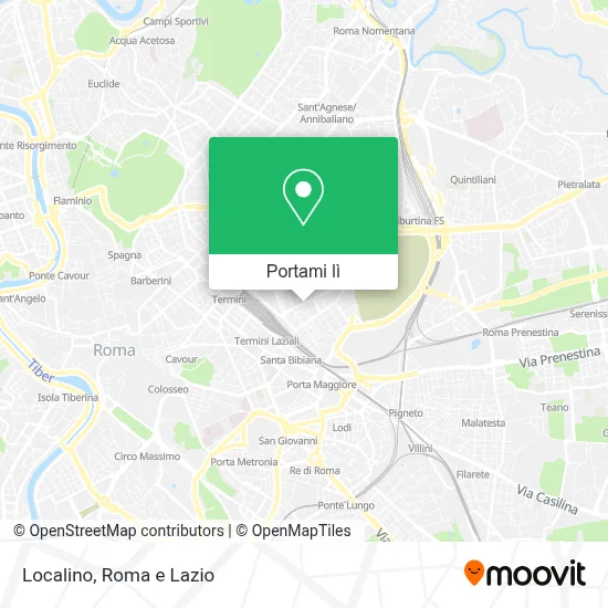 Mappa Localino