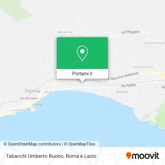 Mappa Tabacchi Umberto Buono