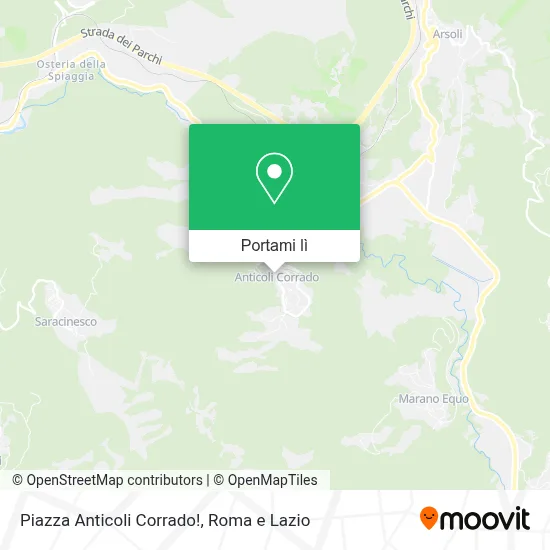 Mappa Piazza Anticoli Corrado!