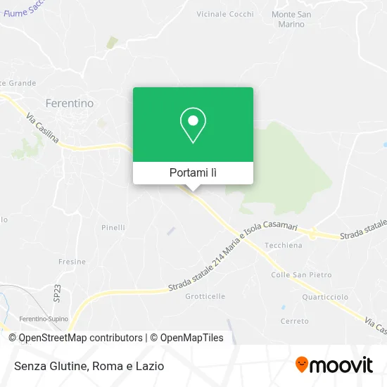 Mappa Senza Glutine