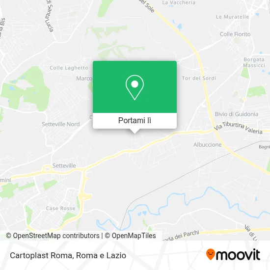 Mappa Cartoplast Roma