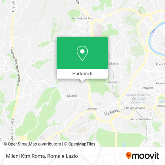 Mappa Milani Ktm Roma