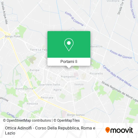 Mappa Ottica Adinolfi - Corso Della Repubblica