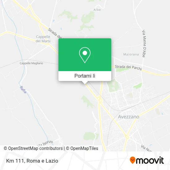 Mappa Km 111