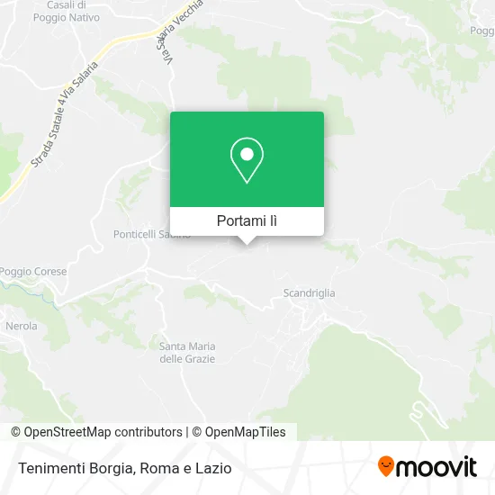 Mappa Tenimenti Borgia