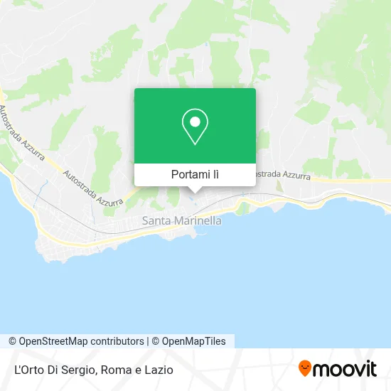 Mappa L'Orto Di Sergio