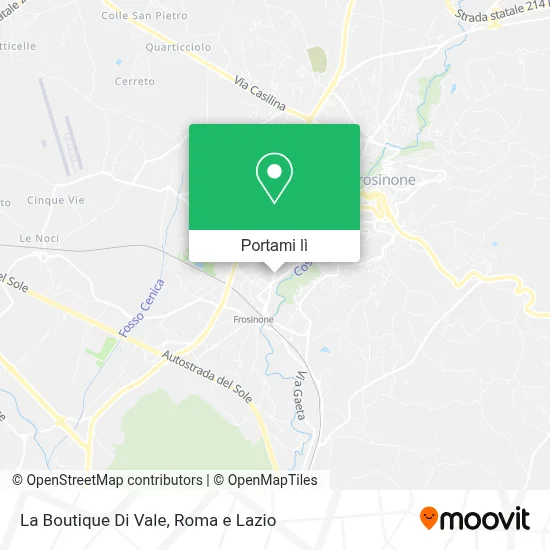 Mappa La Boutique Di Vale