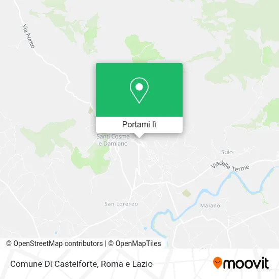 Mappa Comune Di Castelforte