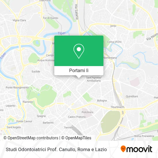 Mappa Studi Odontoiatrici Prof. Canullo