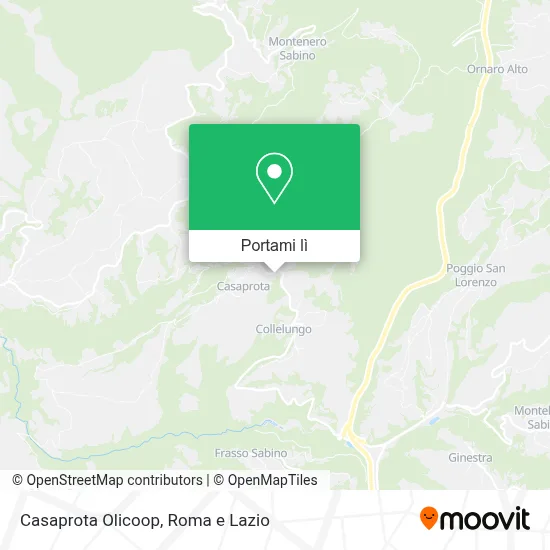 Mappa Casaprota Olicoop