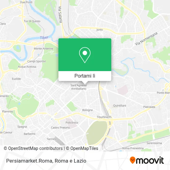 Mappa Persiamarket.Roma