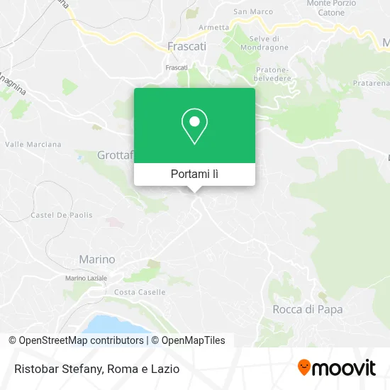Mappa Ristobar Stefany