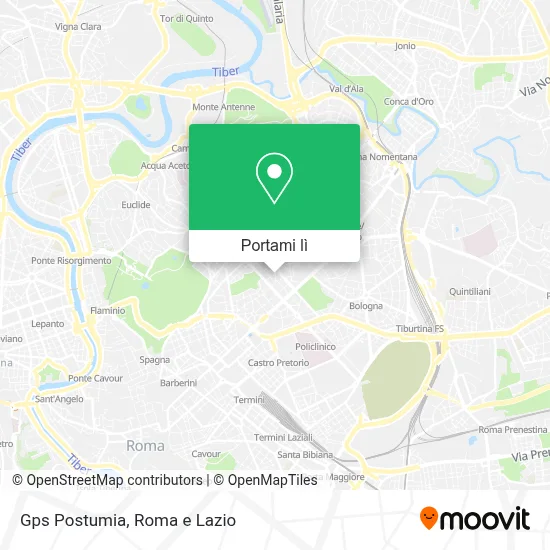 Mappa Gps Postumia