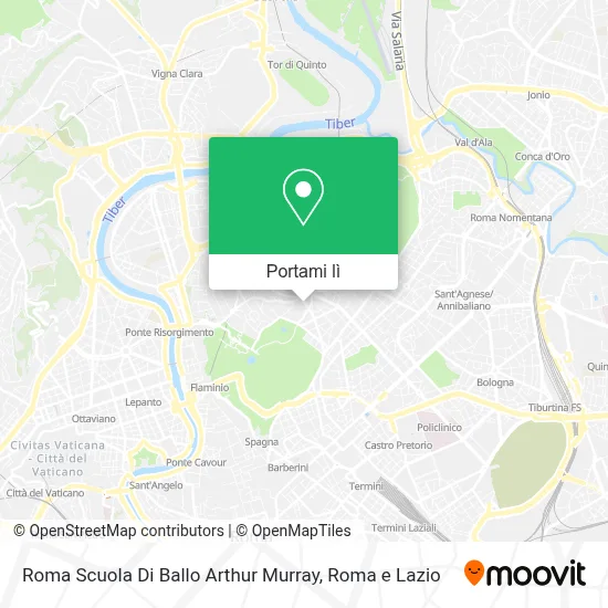 Mappa Roma Scuola Di Ballo Arthur Murray