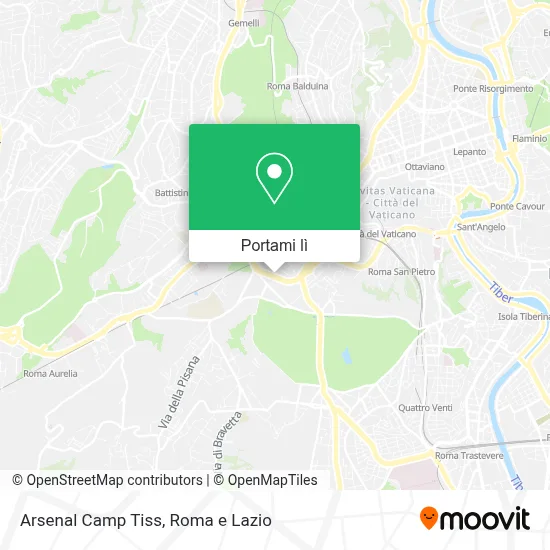 Mappa Arsenal Camp Tiss
