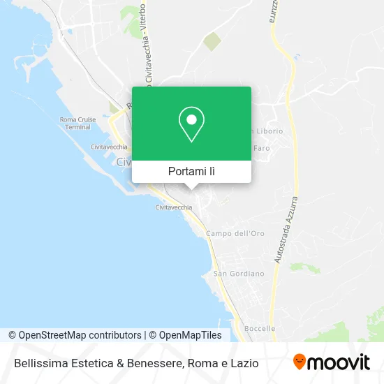 Mappa Bellissima Estetica & Benessere