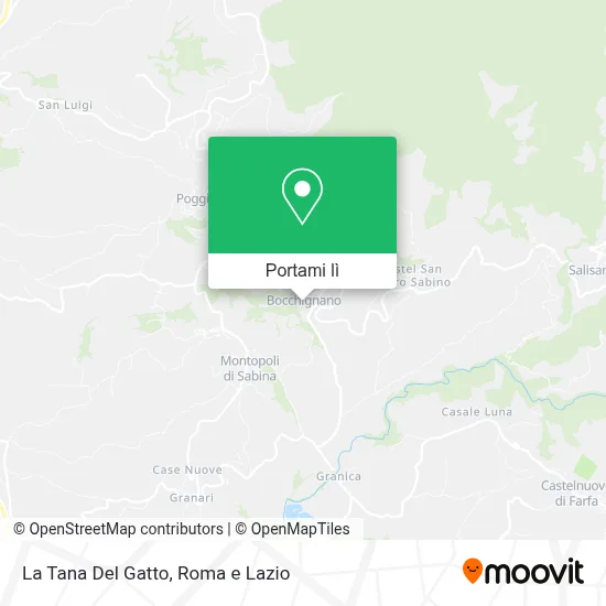 Mappa La Tana Del Gatto