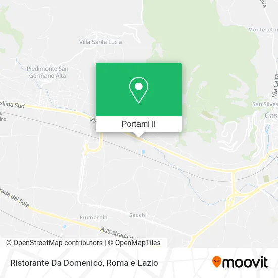 Mappa Ristorante Da Domenico
