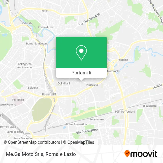 Mappa Me.Ga Moto Srls