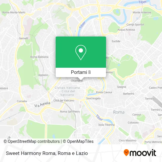 Mappa Sweet Harmony Roma