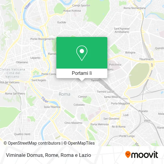Mappa Viminale Domus, Rome
