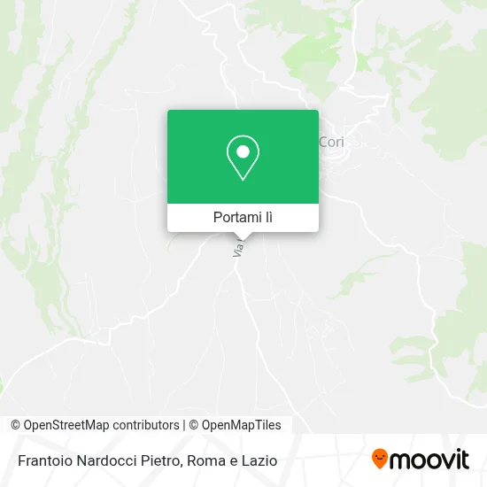 Mappa Frantoio Nardocci Pietro