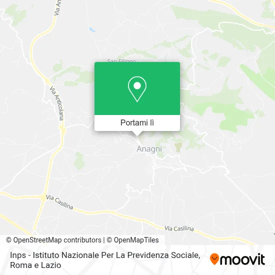 Mappa Inps - Istituto Nazionale Per La Previdenza Sociale