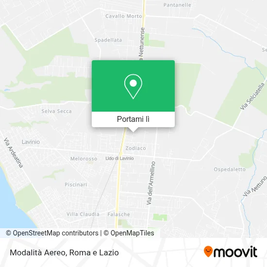 Mappa Modalità Aereo