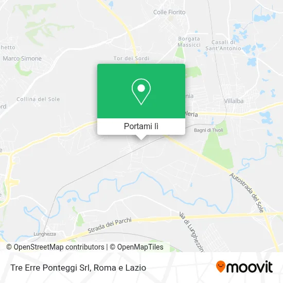 Mappa Tre Erre Ponteggi Srl