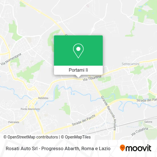 Mappa Rosati Auto Srl - Progresso Abarth