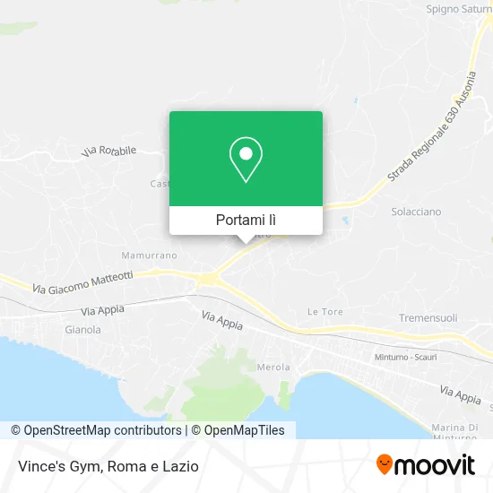 Mappa Vince's Gym