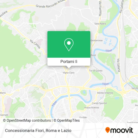 Mappa Concessionaria Fiori