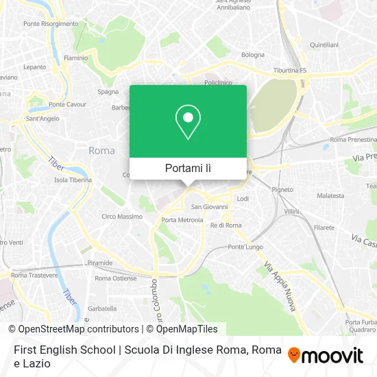 Mappa First English School | Scuola Di Inglese Roma