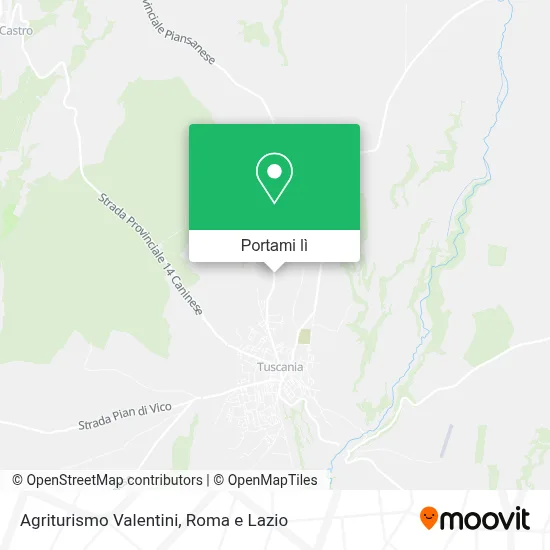 Mappa Agriturismo Valentini