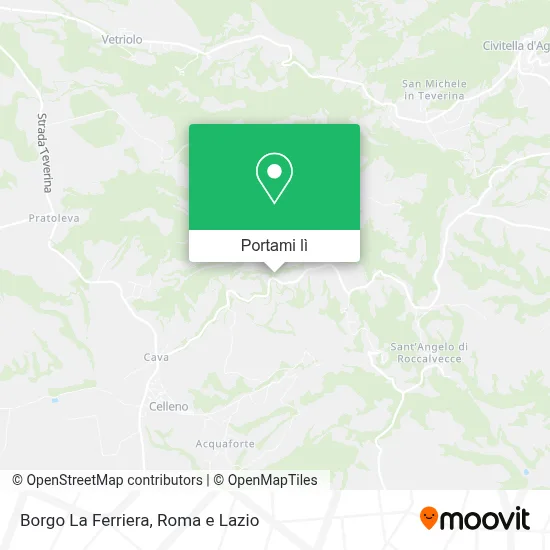 Mappa Borgo La Ferriera
