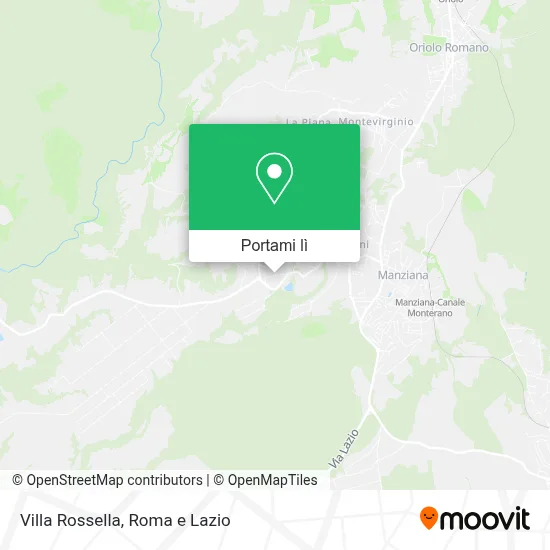 Mappa Villa Rossella