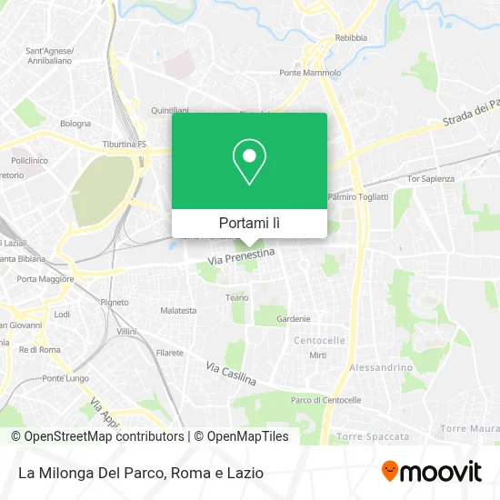 Mappa La Milonga Del Parco