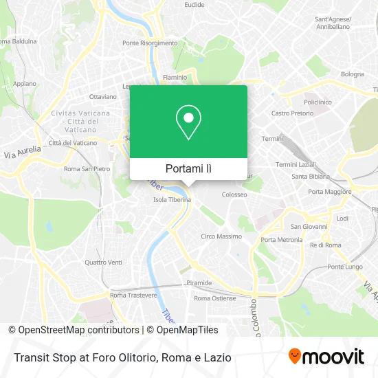 Mappa Transit Stop at Foro Olitorio