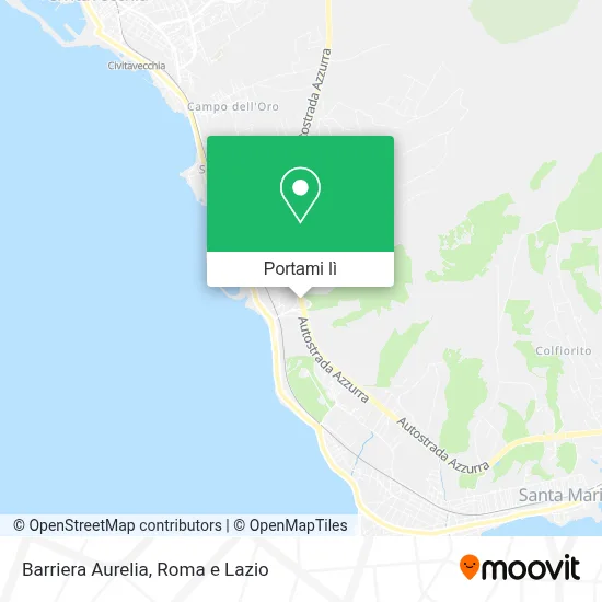 Mappa Barriera Aurelia