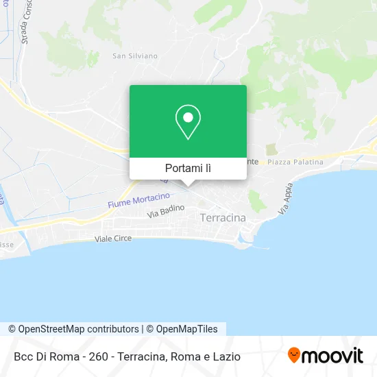 Mappa Bcc Di Roma - 260 - Terracina