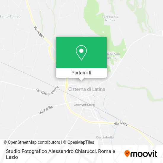 Mappa Studio Fotografico Alessandro Chiarucci