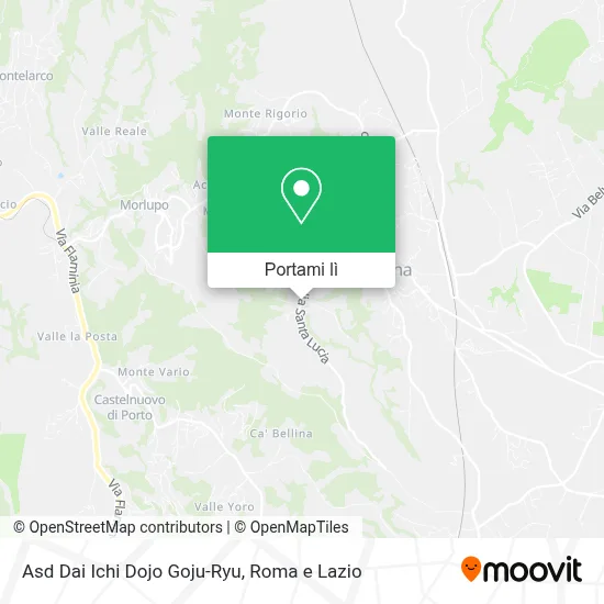 Mappa Asd Dai Ichi Dojo Goju-Ryu