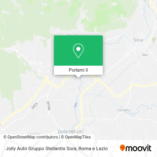 Mappa Jolly Auto Gruppo Stellantis Sora