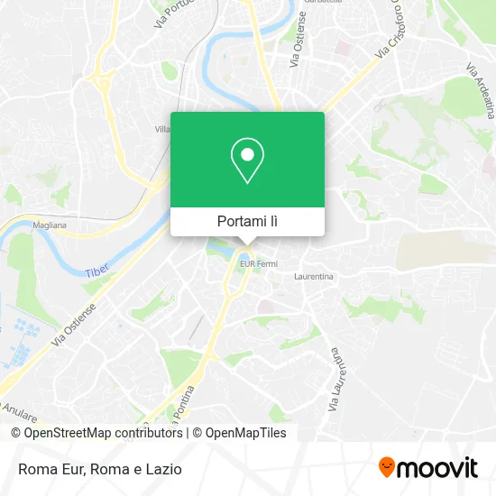 Mappa Roma Eur