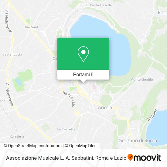 Mappa Associazione Musicale L. A. Sabbatini