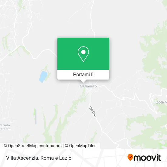 Mappa Villa Ascenzia