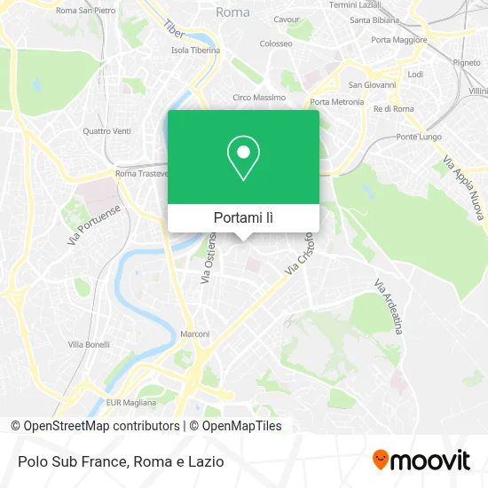 Mappa Polo Sub France